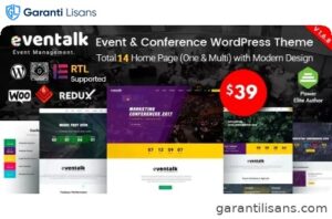 EvnTalk – Event Conference WordPress Theme