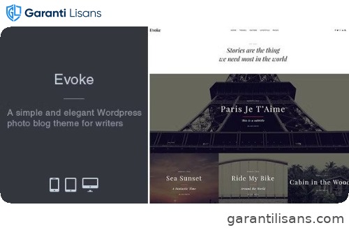 Evoke – Photo Stories WordPress Blog Theme