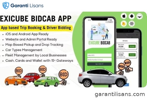 Exicube BidCab App