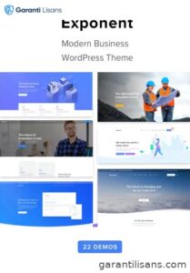 Exponent – Modern Multi-Purpose Business WordPress theme