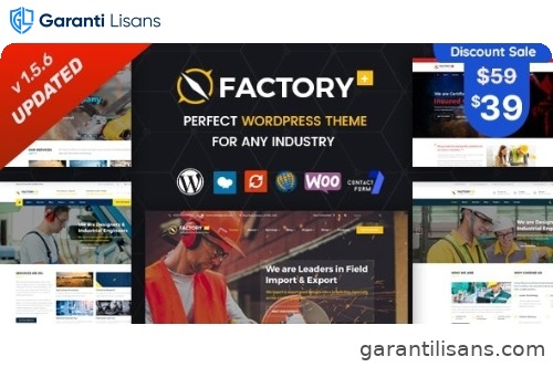 Factory Plus – Industry and Construction WordPress Theme