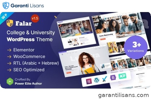 Falar – College University Elementor WordPress Theme