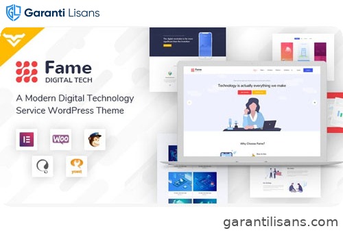 Fame – Digital Technology/Service WordPress Theme