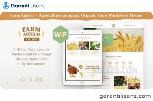 Farm Agrico | Agricultural Business & Organic Food WordPress Theme