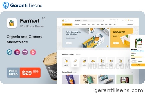 Farmart – Organic & Grocery Marketplace WordPress Theme