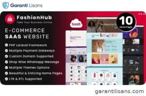 FashionHub SaaS – eCommerce Website Builder For Seamless Online Business
