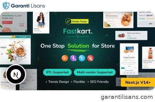 Fastkart – Single or Multivendor Ecommerce with React Next JS & Laravel REST API