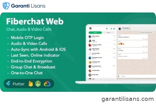 Fiberchat Web | Chat & Calling Web App | Flutter Web App