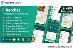 Fiberchat – Whatsapp Clone Full Chat & Call App | Android & iOS Flutter Chat app