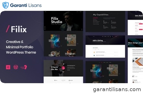 Filix – Creative Minimal Portfolio WordPress Theme
