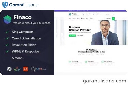 Finaco – Consulting & Business WordPress Theme