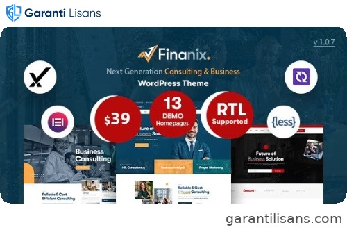 Finanix – Business WordPress Theme