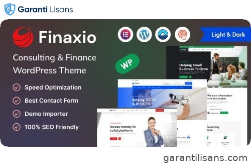 Finaxio – Consulting & Finance WordPress Theme