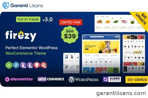 Firezy WP – Elementor Multi-purpose WooCommerce Theme