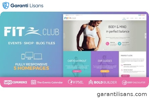 Fitness Club – Health & Gym WordPress Theme