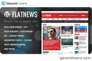FlatNews – Responsive Magazine WordPress Theme