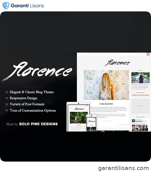 Florence – A Responsive WordPress Blog Theme