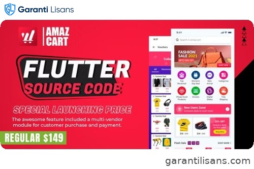Flutter AmazCart – Ecommerce Flutter Source code for Android and iOS