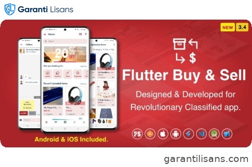 Flutter BuySell For iOS Android ( Olx, Mercari, Offerup, Carousell, Buy Sell, Classified ) ( 3.7 )