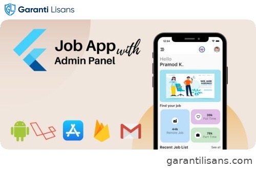 Flutter Job Portal App with Admin Panel