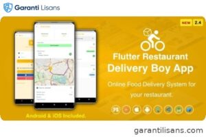 Flutter Restaurant Delivery Boy App for iOS and Android ( 2.4 )
