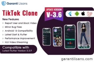 Flutter – TikTok Clone | Triller Clone & Short Video Streaming Mobile App for Android & iOS