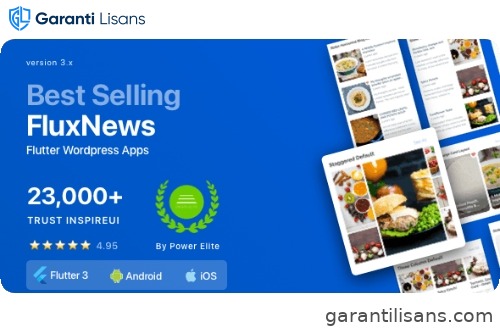 FluxNews – Flutter mobile app for WordPress