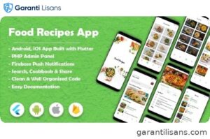 Food Recipes Flutter App (Android & iOS)