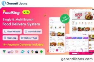 FoodKing – Restaurant Food Delivery System with Admin Panel & Delivery Man App | Restaurant POS