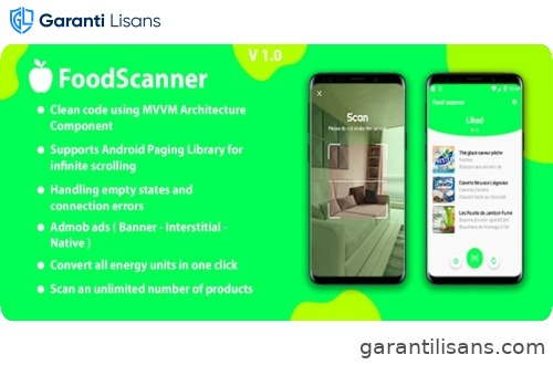 FoodScanner – Food Products Scanner Android App