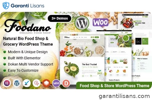 Foodano – Natural Food Shop & Grocery WordPress Theme