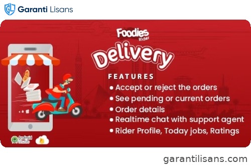 Foodies – Android Delivery Boy Mobile App