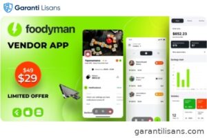 Foodyman – Multi – Restaurant (and Grocery) Vendor App (iOS&Android)