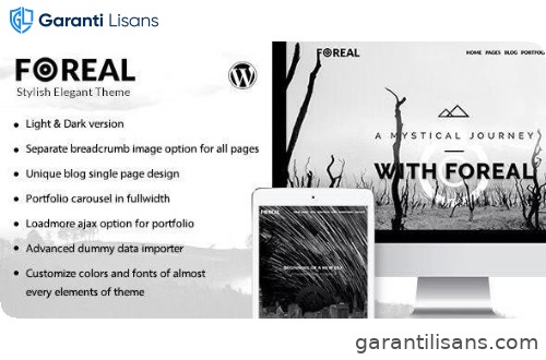 Foreal – Director, Writer WordPress Theme
