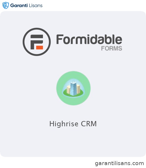 Formidable Forms – Highrise CRM