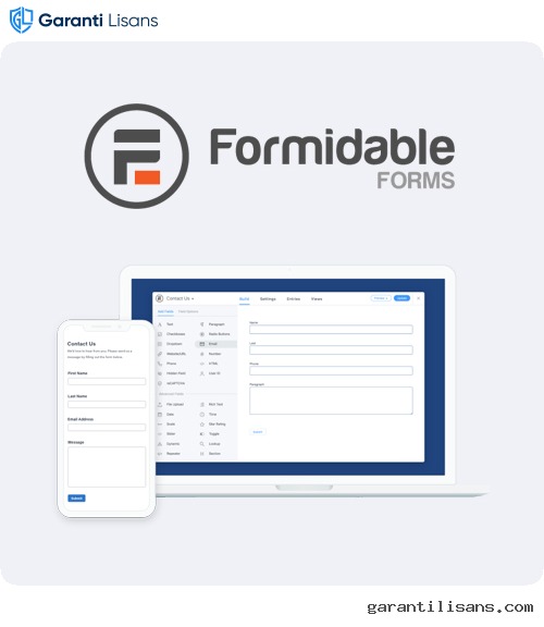 Formidable Forms Pro – WordPress Form Builder Plugin