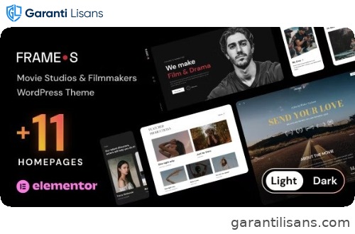 Frames – Movie Studios & Filmmakers WordPress theme