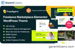 FreeAgent – Freelance Marketplace Elementor WordPress Theme