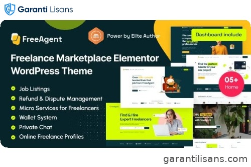 FreeAgent – Freelance Marketplace Elementor WordPress Theme