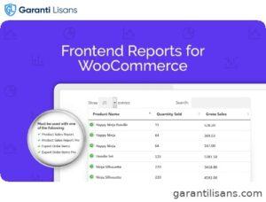 Frontend Reports for WooCommerce