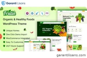 Frutin – Organic & Healthy Food WordPress Theme