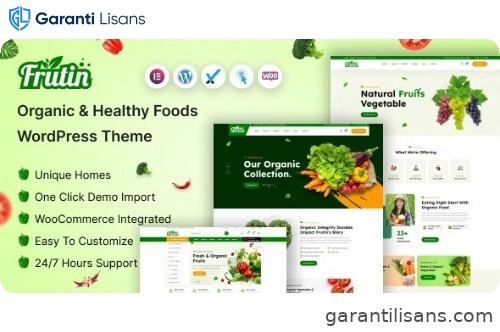 Frutin – Organic & Healthy Food WordPress Theme