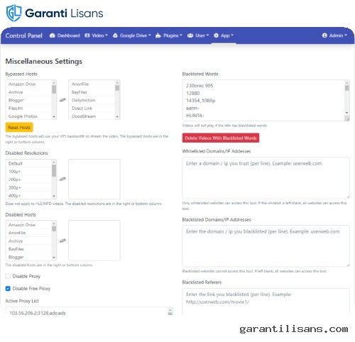 GDPlayer Google Drive Video Player