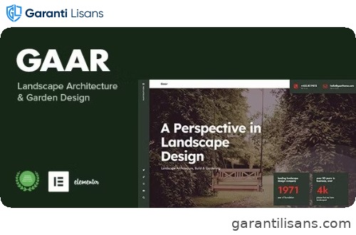 Gaar – Landscape Architecture & Garden Design WordPress Theme