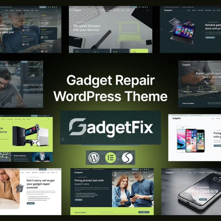 Gadgetfix – Phone and Gadget Repair Service WordPress Theme