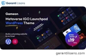 Gameon – Metaverse IGO Launchpad WordPress Theme
