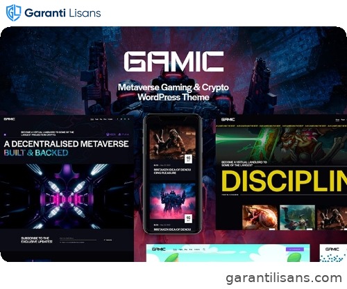 Gamic – Metaverse Gaming & Crypto WordPress Theme