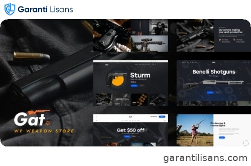 Gat – Gun & Weapon Store WordPress Theme