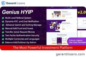 Genius HYIP – All in One Investment Platform