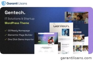 Gentech – IT Solutions & Startup WordPress Theme